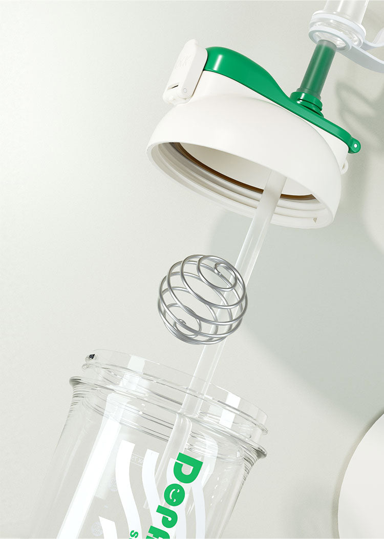 Tritan Shaker Bottle 750ml with straw