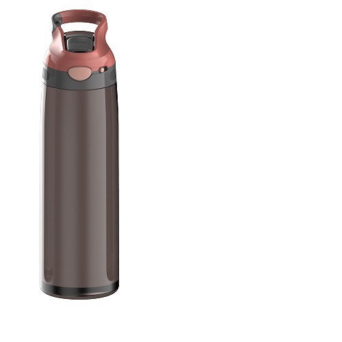 Silicone Straw Water Bottle 450ml  600ml  750ml