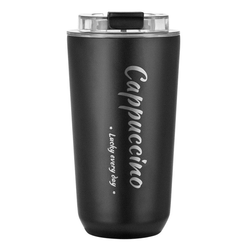 Steel coffee mug 380ml/ 120z ;  480ml/ 16oz