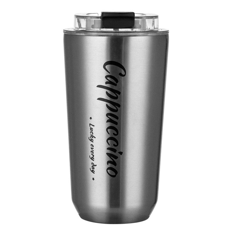 Steel coffee mug 380ml/ 120z ;  480ml/ 16oz