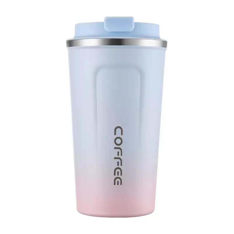 Steel coffee mug 380ml/ 120z ;  500ml / 16oz