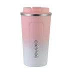 Steel coffee mug 380ml/ 120z ;  500ml / 16oz