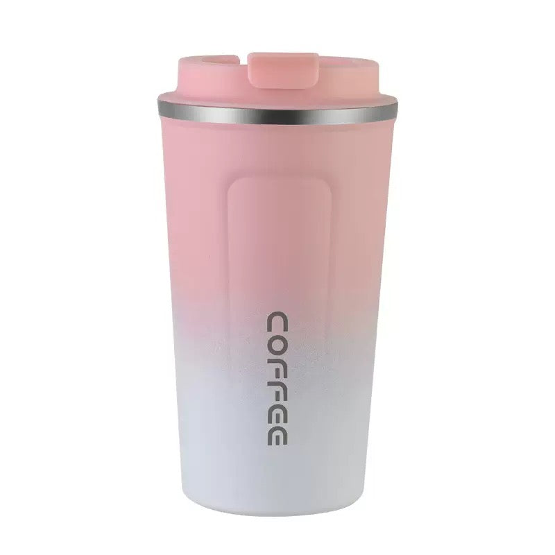 Steel coffee mug 380ml/ 120z ;  500ml / 16oz