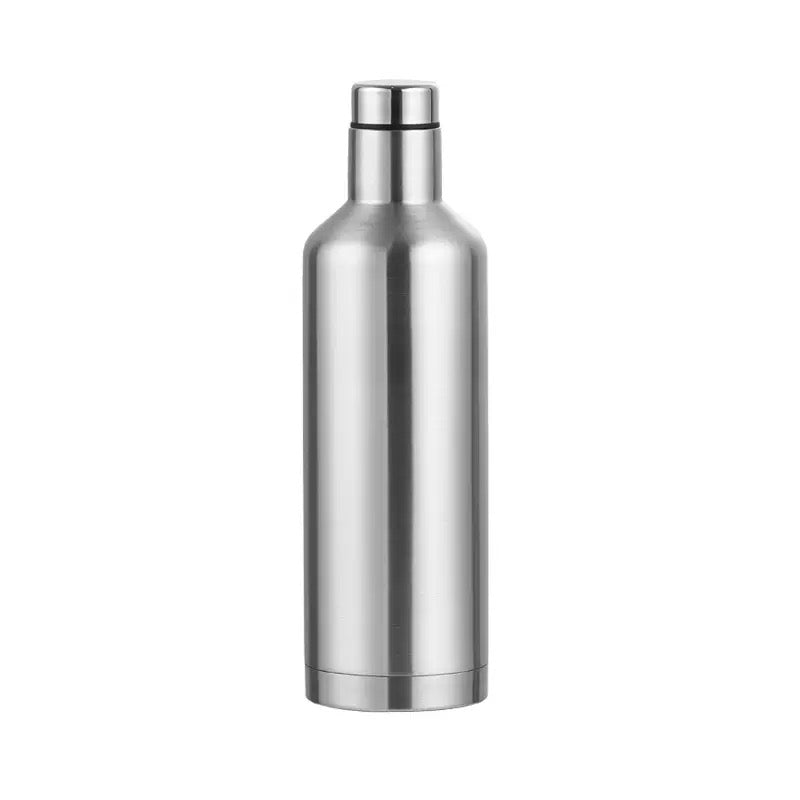 Steel red wine bottle  500ml