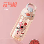 Silicone Straw Water Bottle 450ml  600ml  750ml